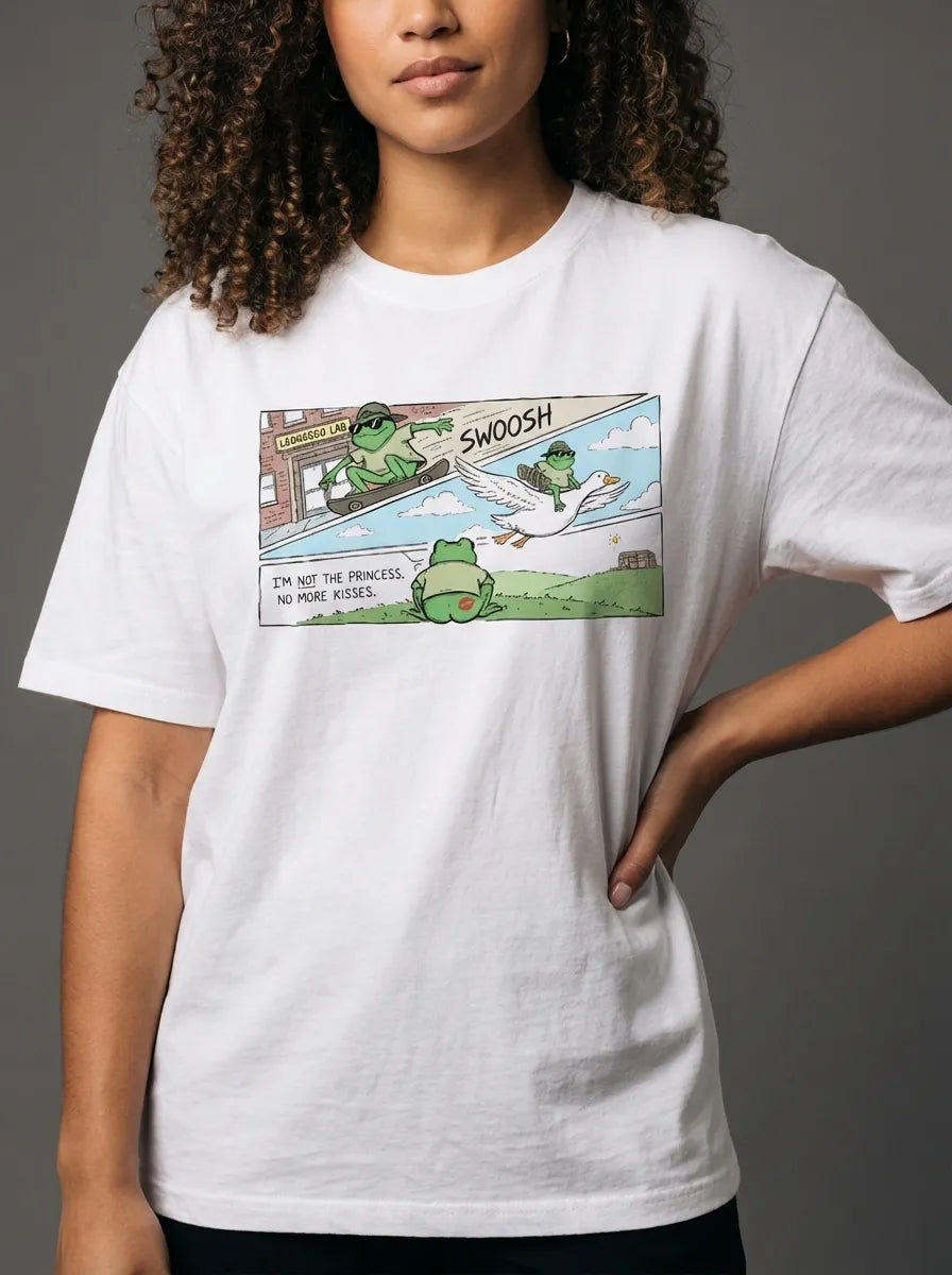 Not a Princess T-Shirt - Oversized T-Shirt | My Turtle